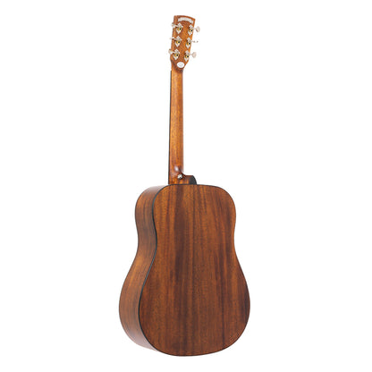 Crafter LITE D15 – Dreadnought western guitar med massiv mahogni top