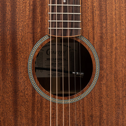 Crafter MIND D15E NAT – Dreadnought western guitar med massiv mahogni top