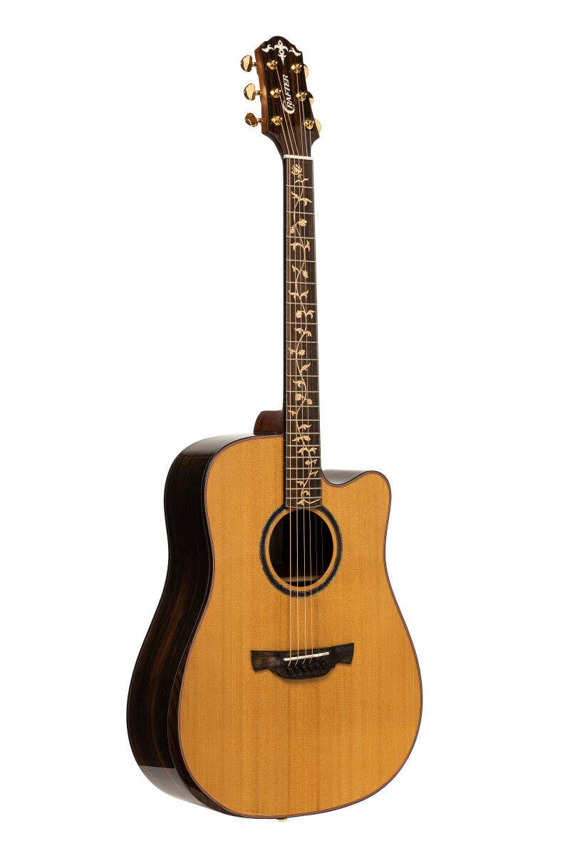 Crafter VL D28CE VVS – Dreadnought western guitar med VVS behandlet massiv gran