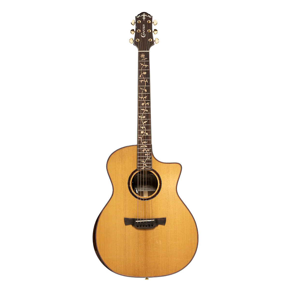 Crafter VL G28CE VVS – Grand Auditorium western guitar med VVS behandlet massiv gran
