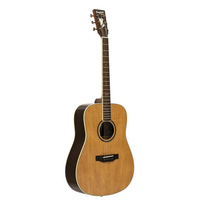 Crafter 50th Anniversary Dreadnought Elektrisk-akustisk Guitar med Solid Torrefied Spruce Dæk