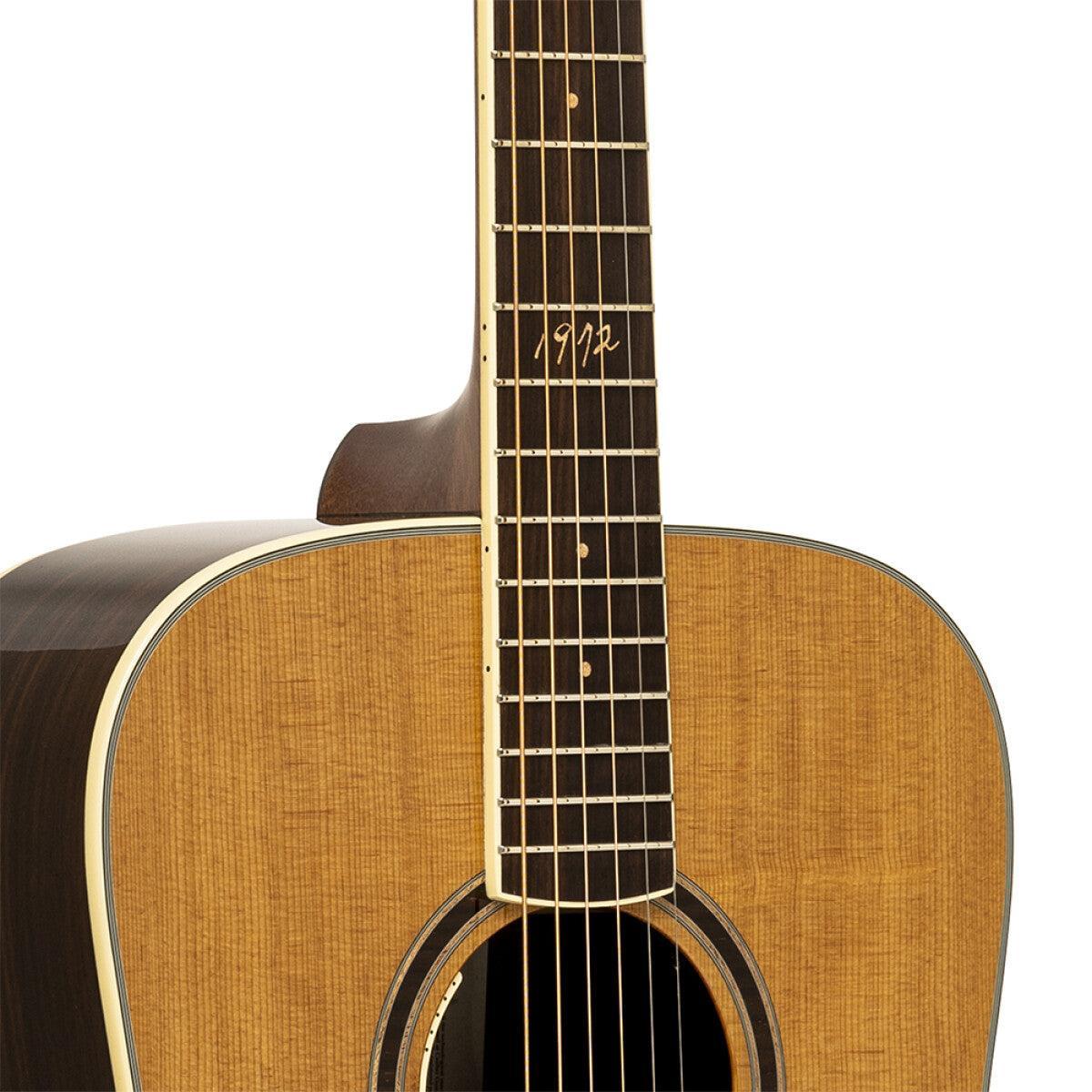 Crafter 50th Anniversary Dreadnought Elektrisk-akustisk Guitar med Solid Torrefied Spruce Dæk