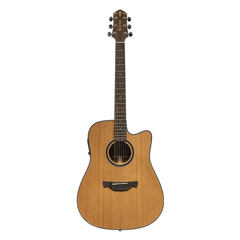 Crafter ABLE D630CE N – Able Series Dreadnought akustisk-elektrisk guitar med cutaway