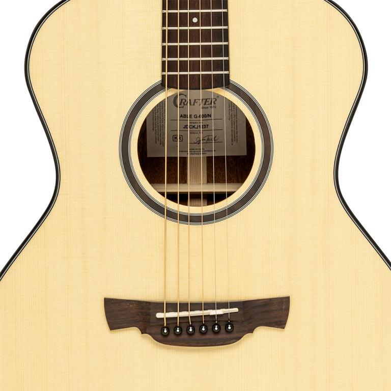 Crafter ABLE G600 N Grand auditorium guitar med massiv gran dæk