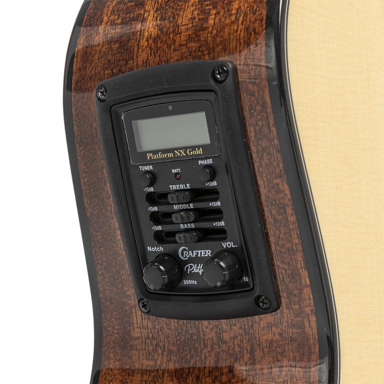 Crafter ABLE T600CE N Orchestra elektrisk-akustisk guitar med massivt grandæk