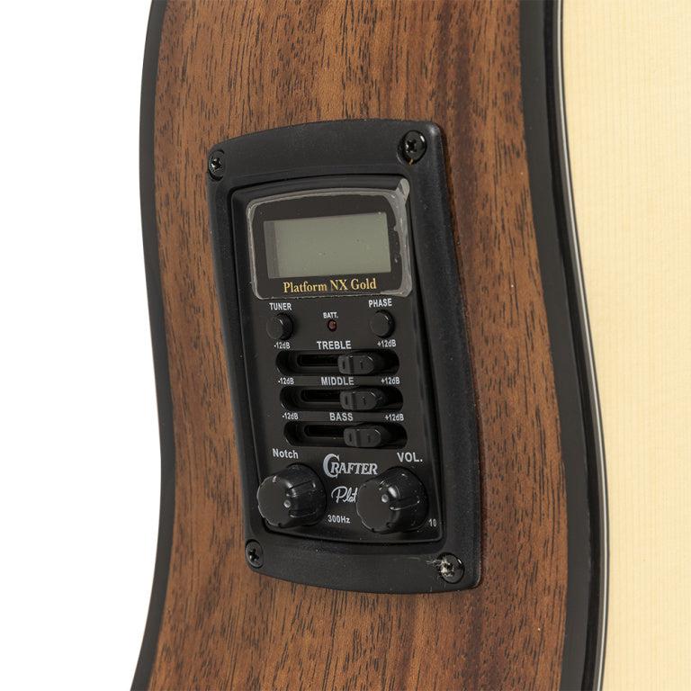 Crafter Able D600CE N – Elektrisk western-guitar med massivt Engelmann-grandæk