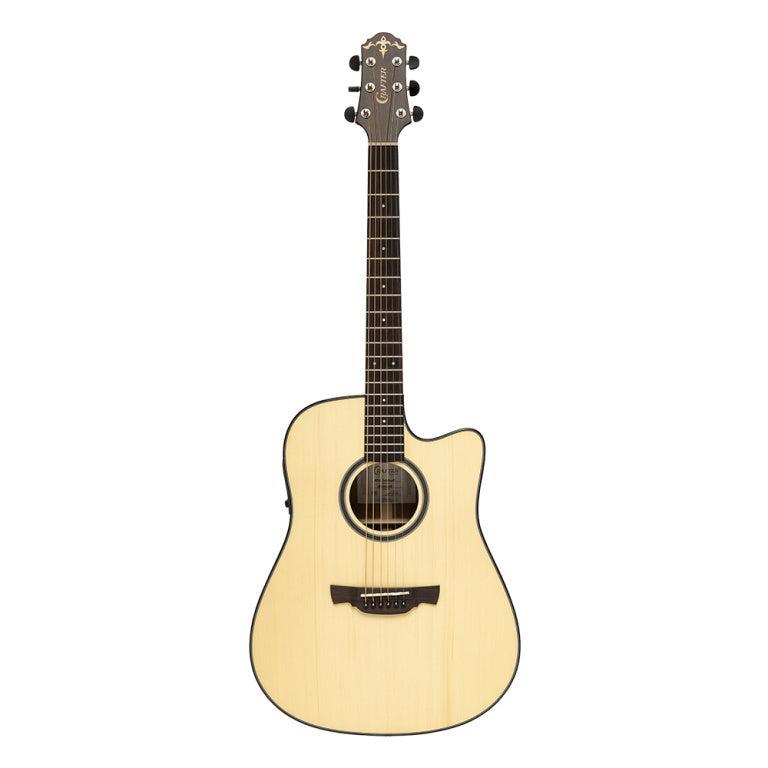 Crafter Able D600CE N – Elektrisk western-guitar med massivt Engelmann-grandæk