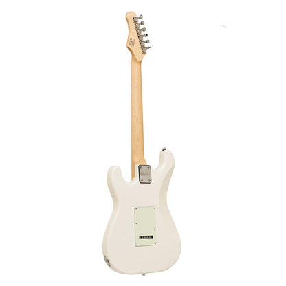 Crafter CHARLOTE SM OW – S-style elguitar HSS med gigbag (Olympic White)