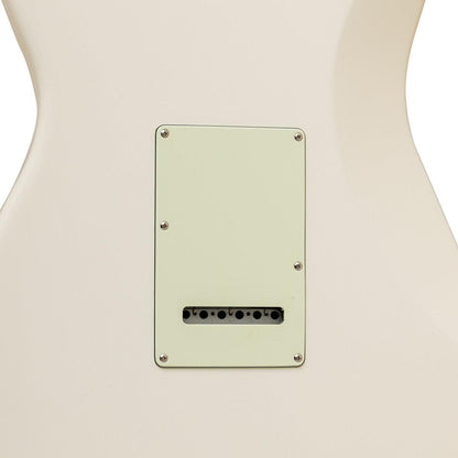 Crafter CHARLOTE SM OW – S-style elguitar HSS med gigbag (Olympic White)