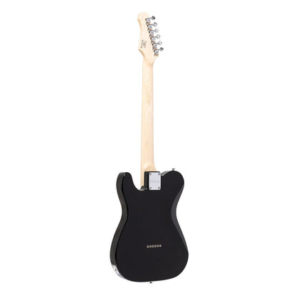 Crafter CHARLOTE TM CBK – T-style elguitar med gigbag (Cosmic Black)