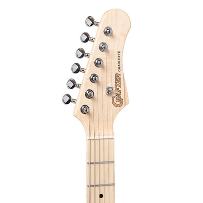 Crafter CHARLOTE TM DB – T-style elguitar med gigbag (Day Blue)
