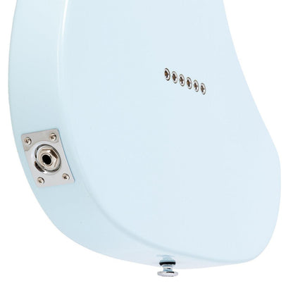 Crafter CHARLOTE TM DB – T-style elguitar med gigbag (Day Blue)
