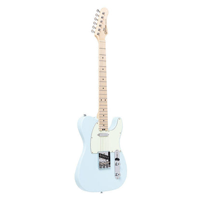 Crafter CHARLOTE TM DB – T-style elguitar med gigbag (Day Blue)