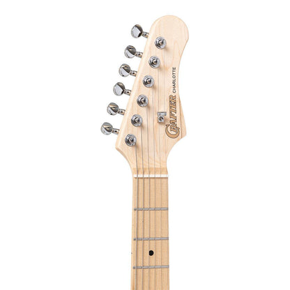 Crafter CHARLOTE TM LPB – T-style elguitar med gigbag (Lake Placid Blue)