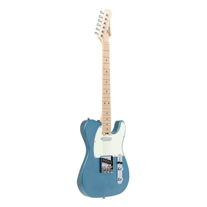 Crafter CHARLOTE TM LPB – T-style elguitar med gigbag (Lake Placid Blue)