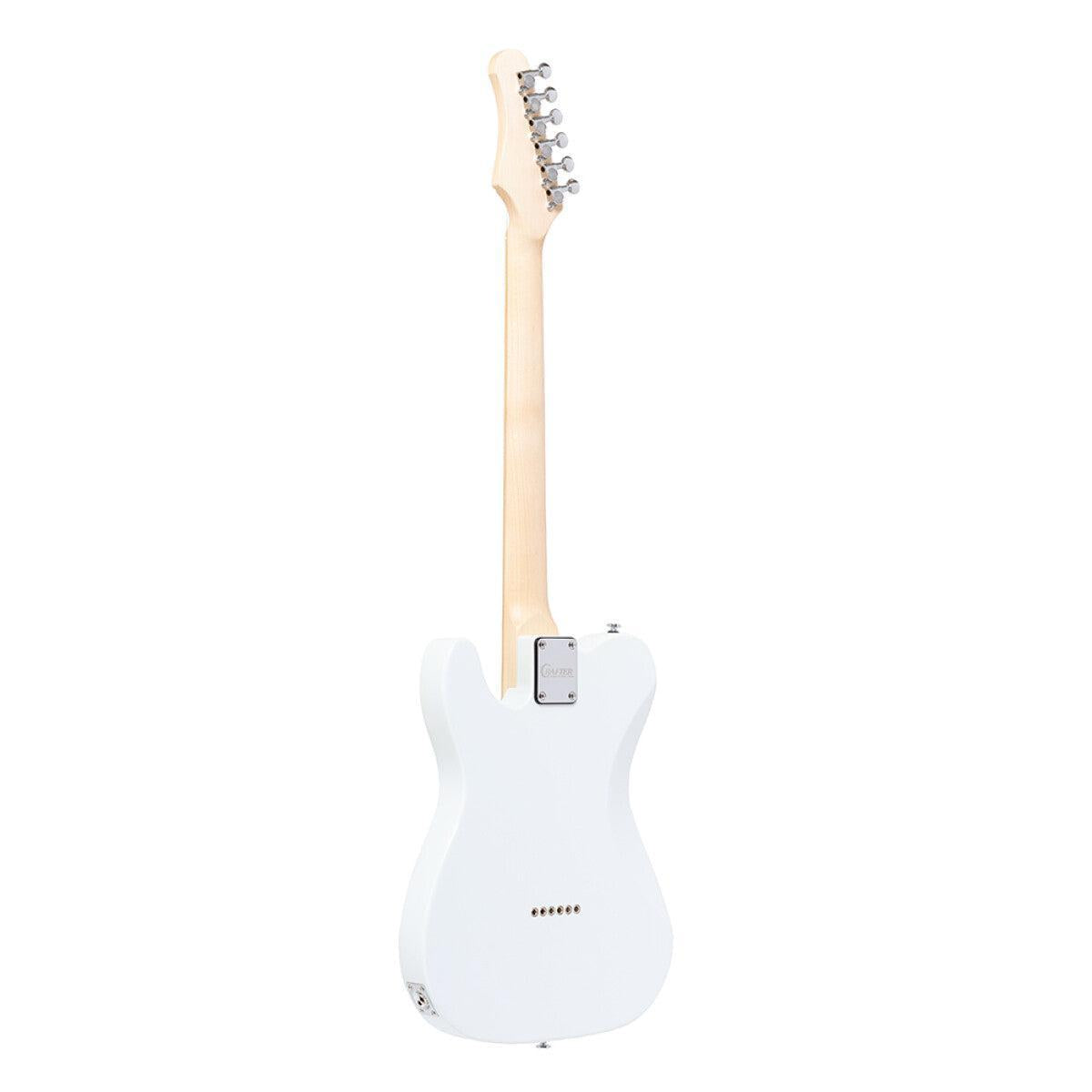 Crafter CHARLOTE TM OW – T-style elguitar med gigbag (Olympic White)