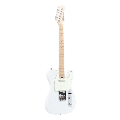 Crafter CHARLOTE TM OW – T-style elguitar med gigbag (Olympic White)