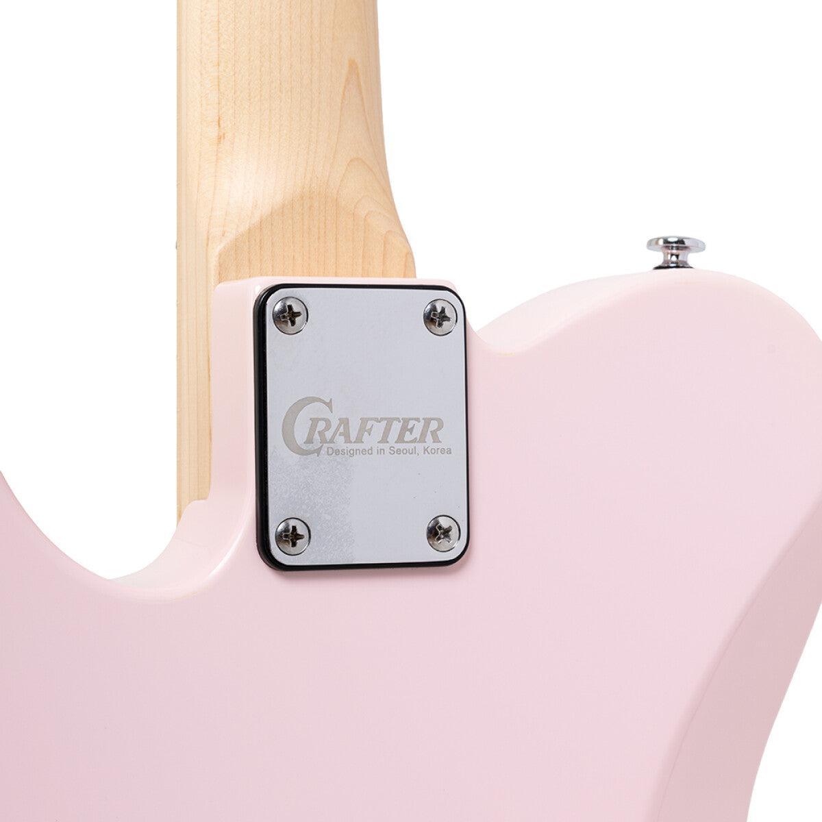 Crafter CHARLOTE TM SP – T-style elguitar med gigbag (Seoul Pink)