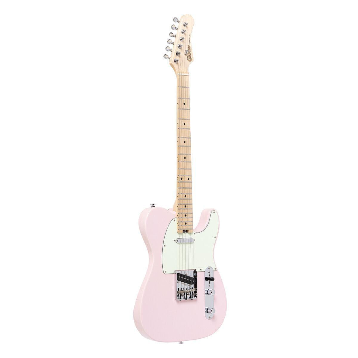 Crafter CHARLOTE TM SP – T-style elguitar med gigbag (Seoul Pink)