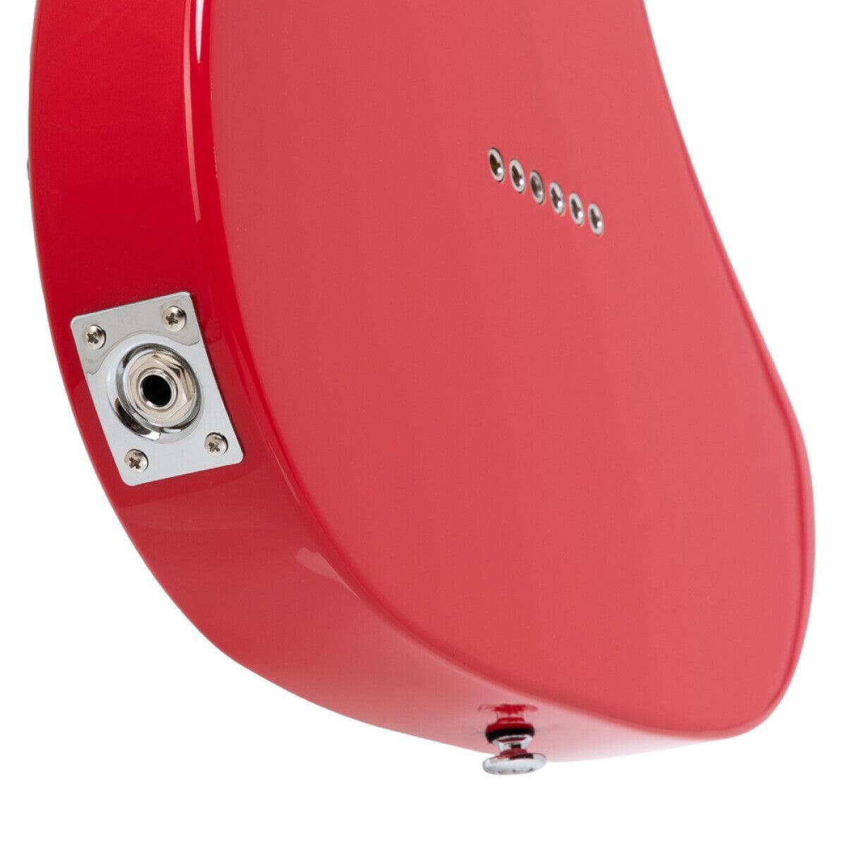 Crafter CHARLOTE TM VR – T-style elguitar med gigbag (Vintage Red)