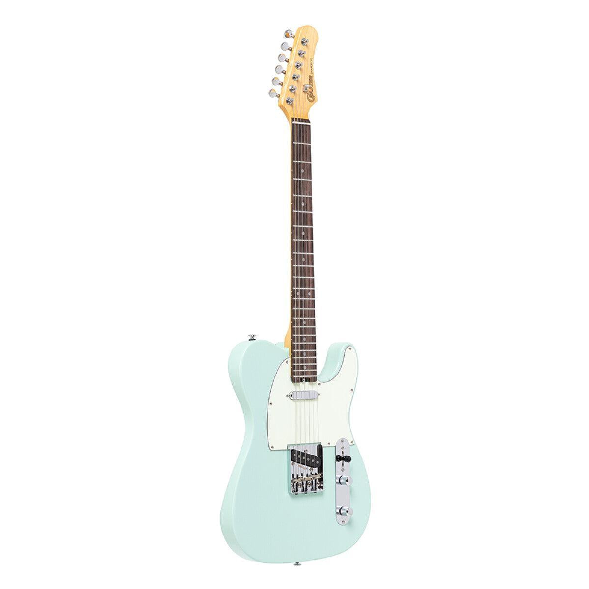 Crafter CHARLOTE TR AG – T-style elguitar med gigbag (Area Green)