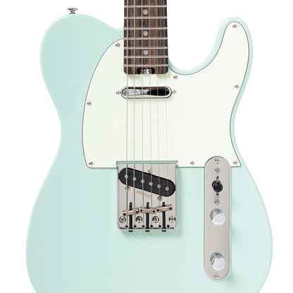 Crafter CHARLOTE TR AG – T-style elguitar med gigbag (Area Green)