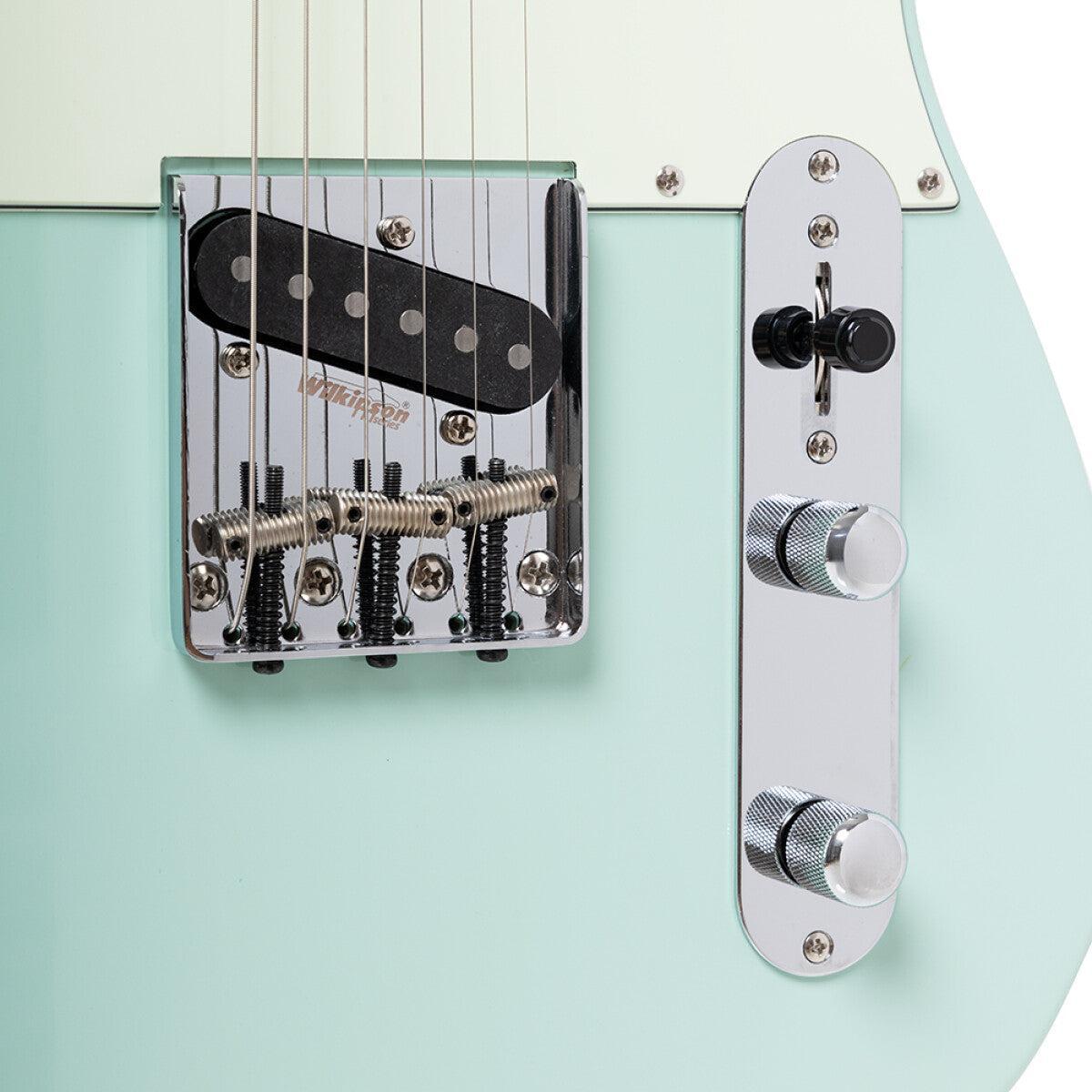 Crafter CHARLOTE TR AG – T-style elguitar med gigbag (Area Green)