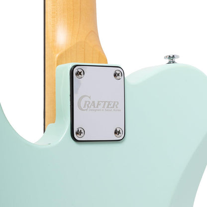 Crafter CHARLOTE TR AG – T-style elguitar med gigbag (Area Green)