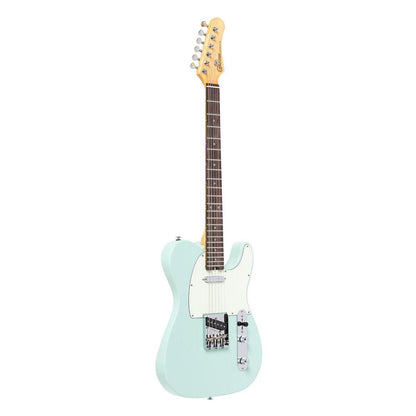 Crafter CHARLOTE TR AG – T-style elguitar med gigbag (Area Green)