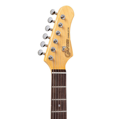 Crafter CHARLOTE TR CBK – T-style elguitar med gigbag (Cosmic Black)