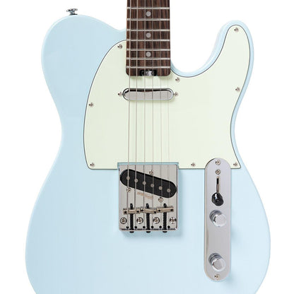 Crafter CHARLOTE TR DB – T-style elguitar med gigbag (Day Blue)