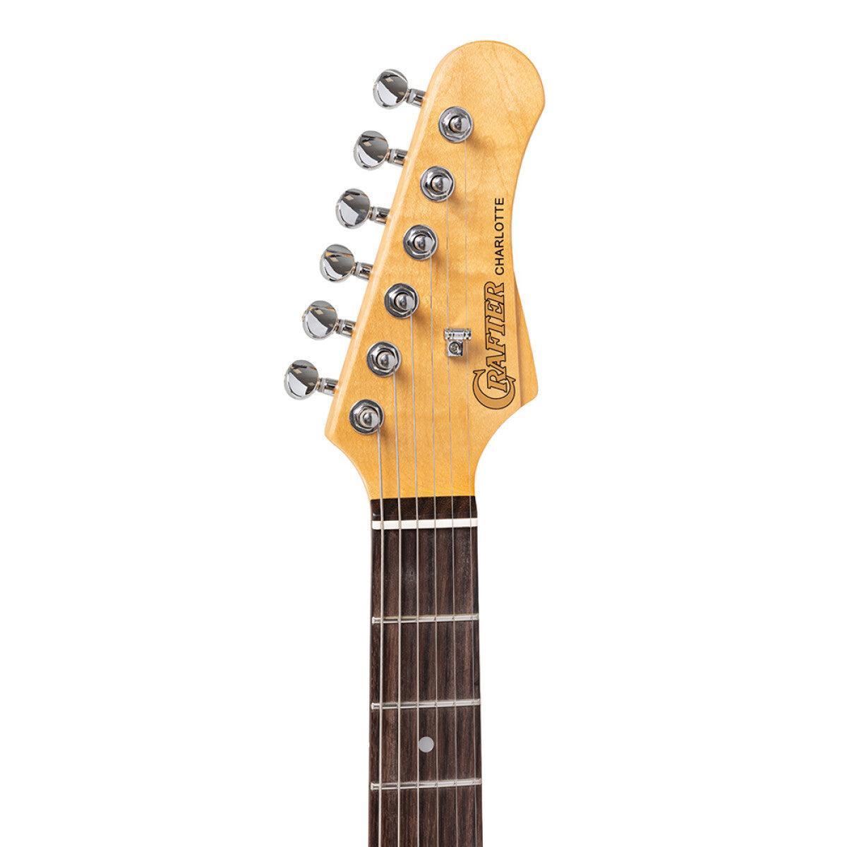 Crafter CHARLOTE TR DB – T-style elguitar med gigbag (Day Blue)