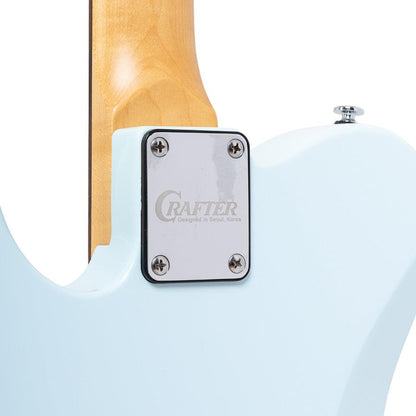 Crafter CHARLOTE TR DB – T-style elguitar med gigbag (Day Blue)