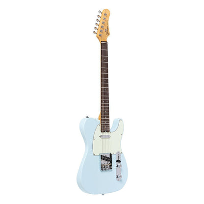Crafter CHARLOTE TR DB – T-style elguitar med gigbag (Day Blue)