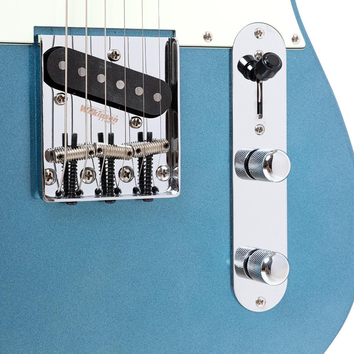 Crafter CHARLOTE TR LPB – T-style elguitar med gigbag (Lake Placid Blue)