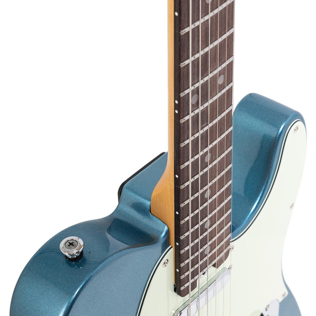 Crafter CHARLOTE TR LPB – T-style elguitar med gigbag (Lake Placid Blue)