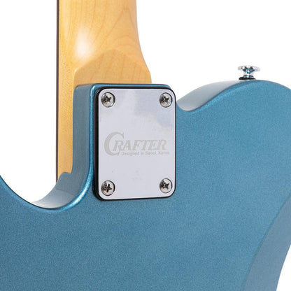 Crafter CHARLOTE TR LPB – T-style elguitar med gigbag (Lake Placid Blue)