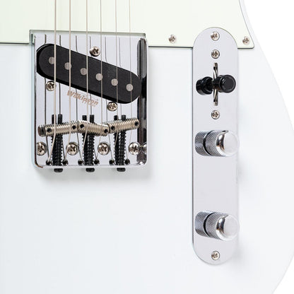 Crafter CHARLOTE TR OW – T-style elguitar med gigbag (Olympic White)