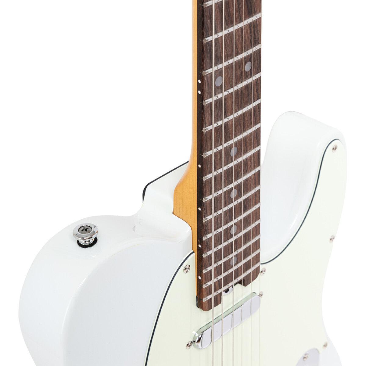 Crafter CHARLOTE TR OW – T-style elguitar med gigbag (Olympic White)