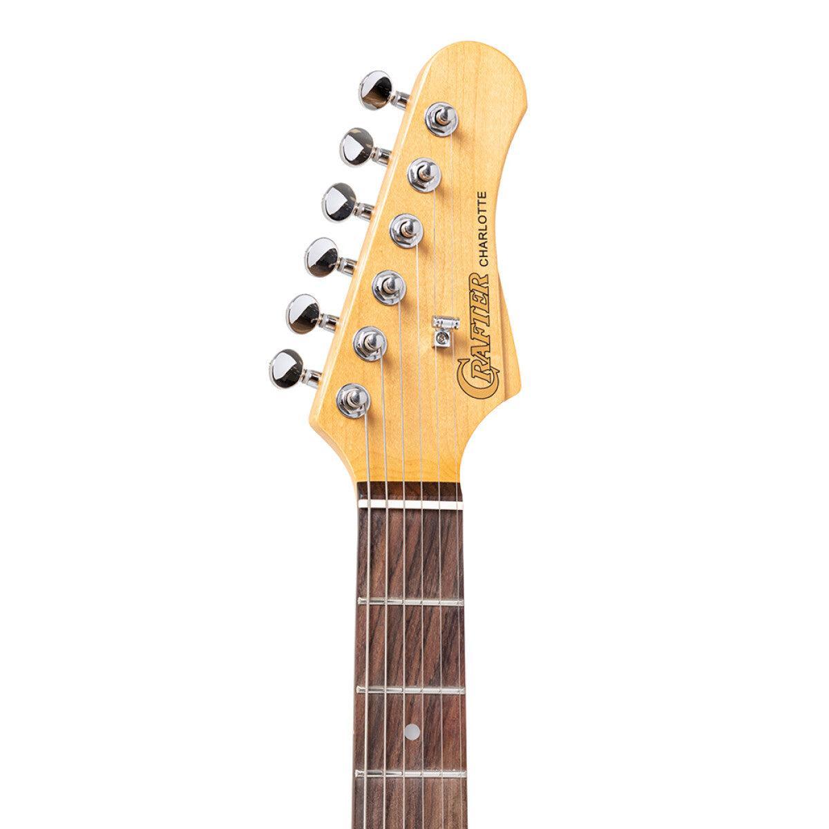 Crafter CHARLOTE TR OW – T-style elguitar med gigbag (Olympic White)