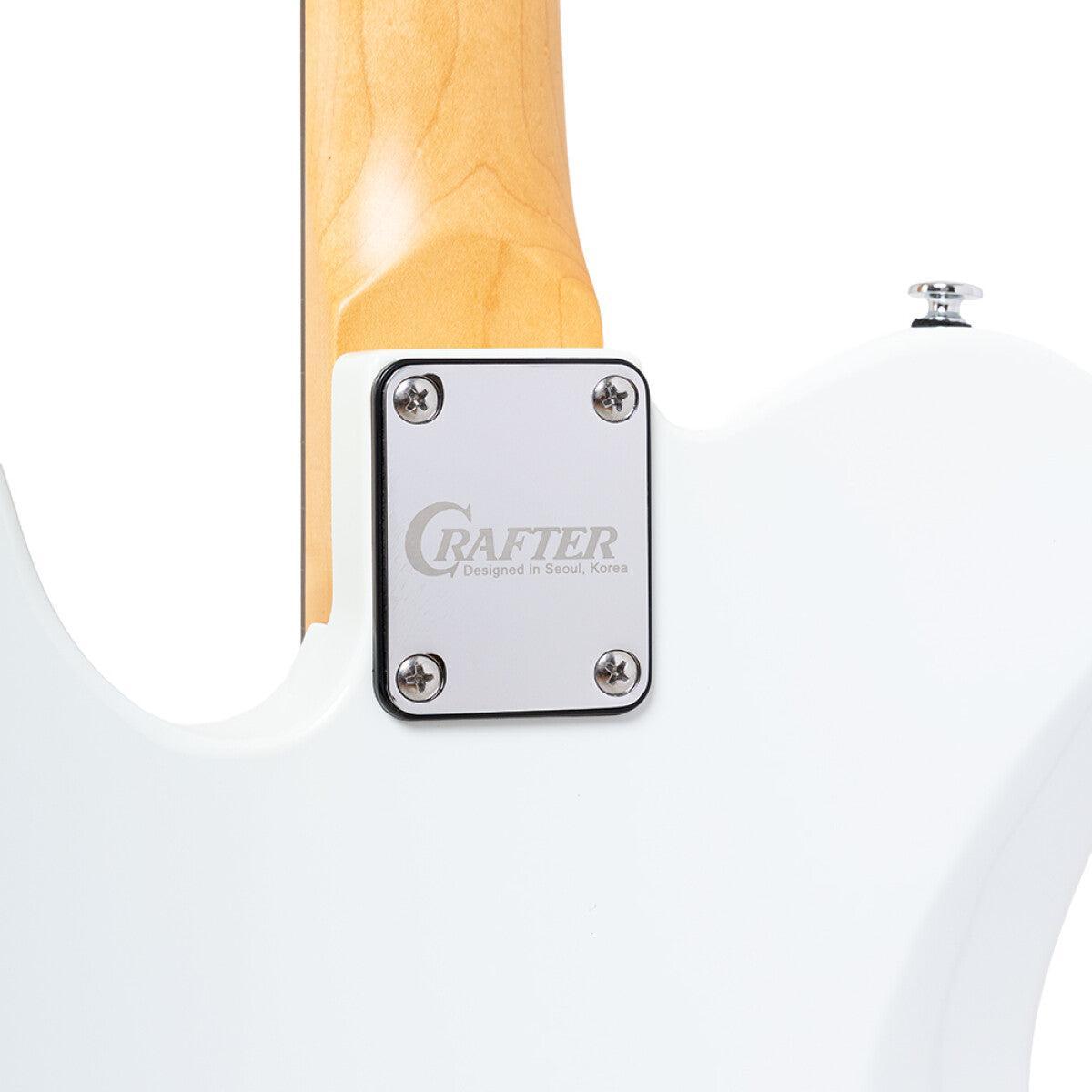 Crafter CHARLOTE TR OW – T-style elguitar med gigbag (Olympic White)