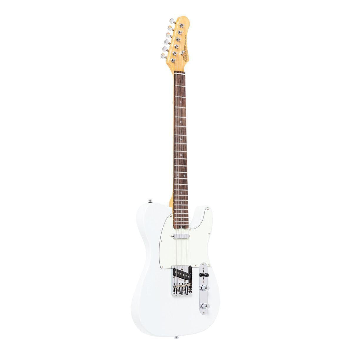 Crafter CHARLOTE TR OW – T-style elguitar med gigbag (Olympic White)