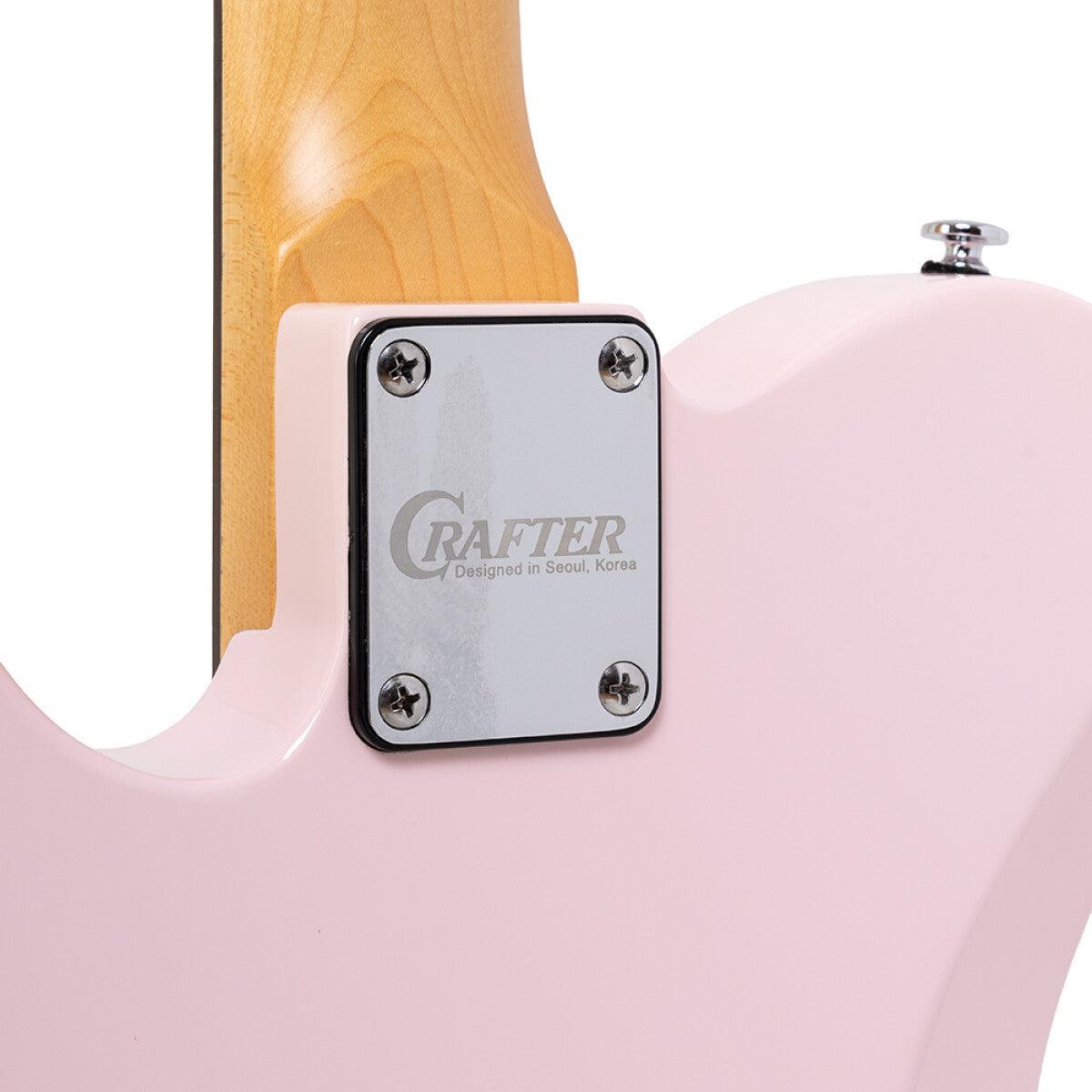 Crafter CHARLOTE TR SP – T-style elguitar med gigbag (Seoul Pink)