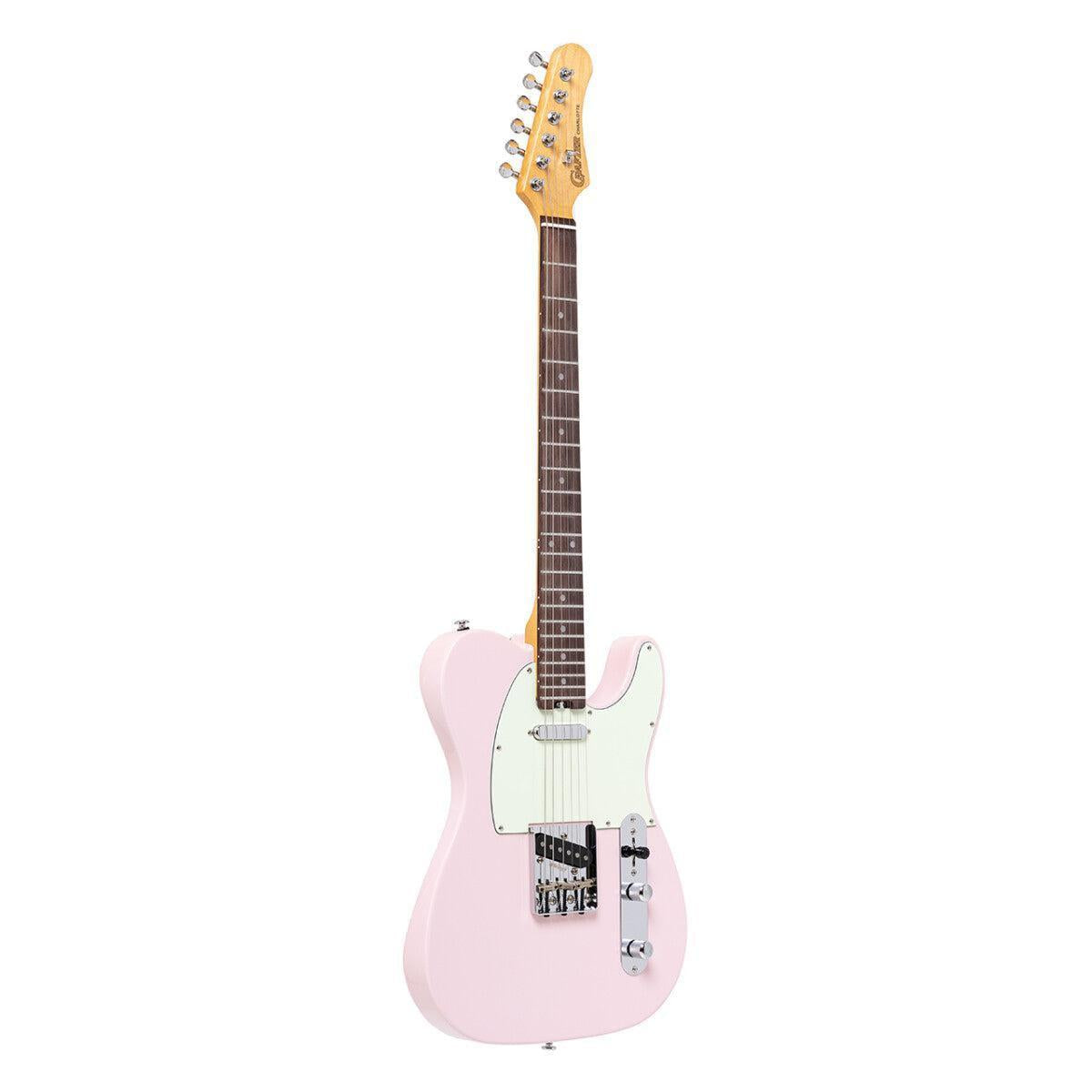 Crafter CHARLOTE TR SP – T-style elguitar med gigbag (Seoul Pink)
