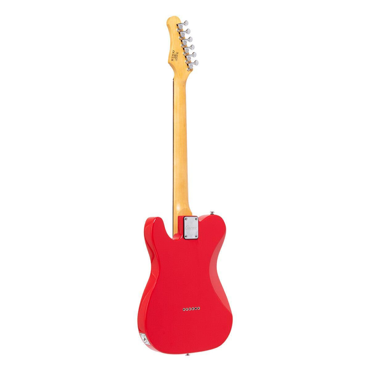 Crafter CHARLOTE TR VR – T-style elguitar med gigbag (Vintage Red)