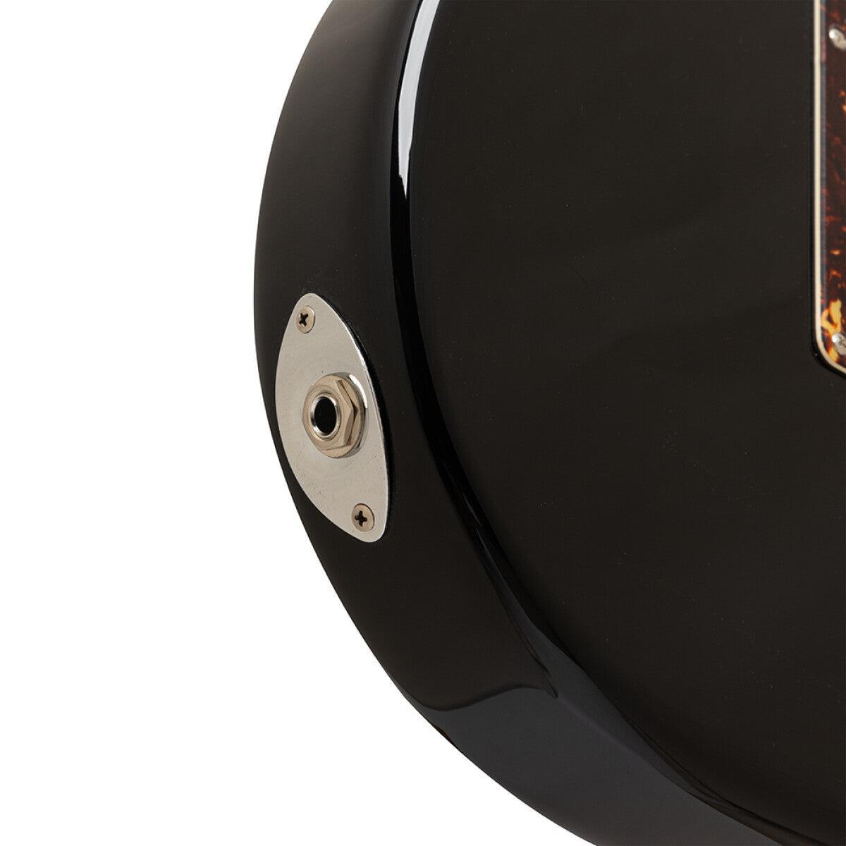 Crafter CREMA SVVSM CB – S-style elguitar HSS med gigbag (Cosmic Black)