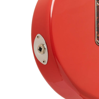 Crafter CREMA SVVSR VR – S-style elguitar HSS med gigbag (Vintage Red)