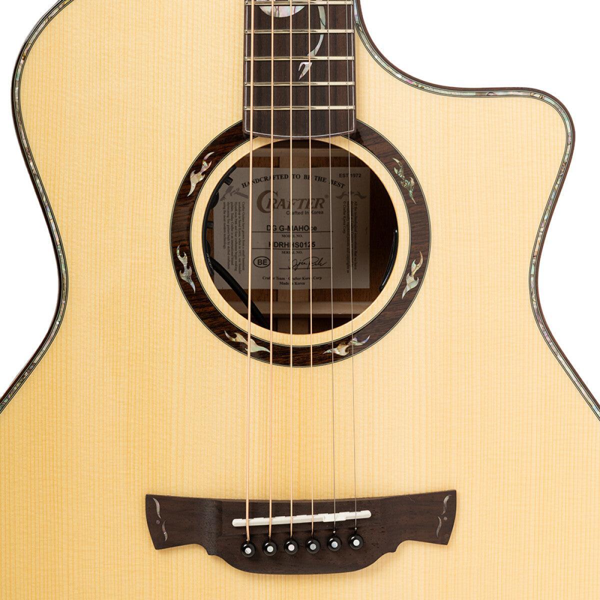 Crafter DG G-MAHO CE – Grand Auditorium western-guitar med massivt gran- og mahognikrop