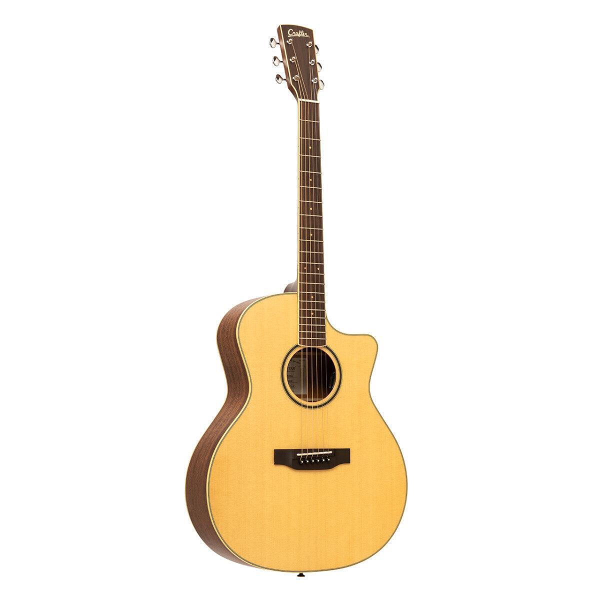 Crafter ES-MAHO GCE NAT – Grand Auditorium western guitar i massivt mahogni