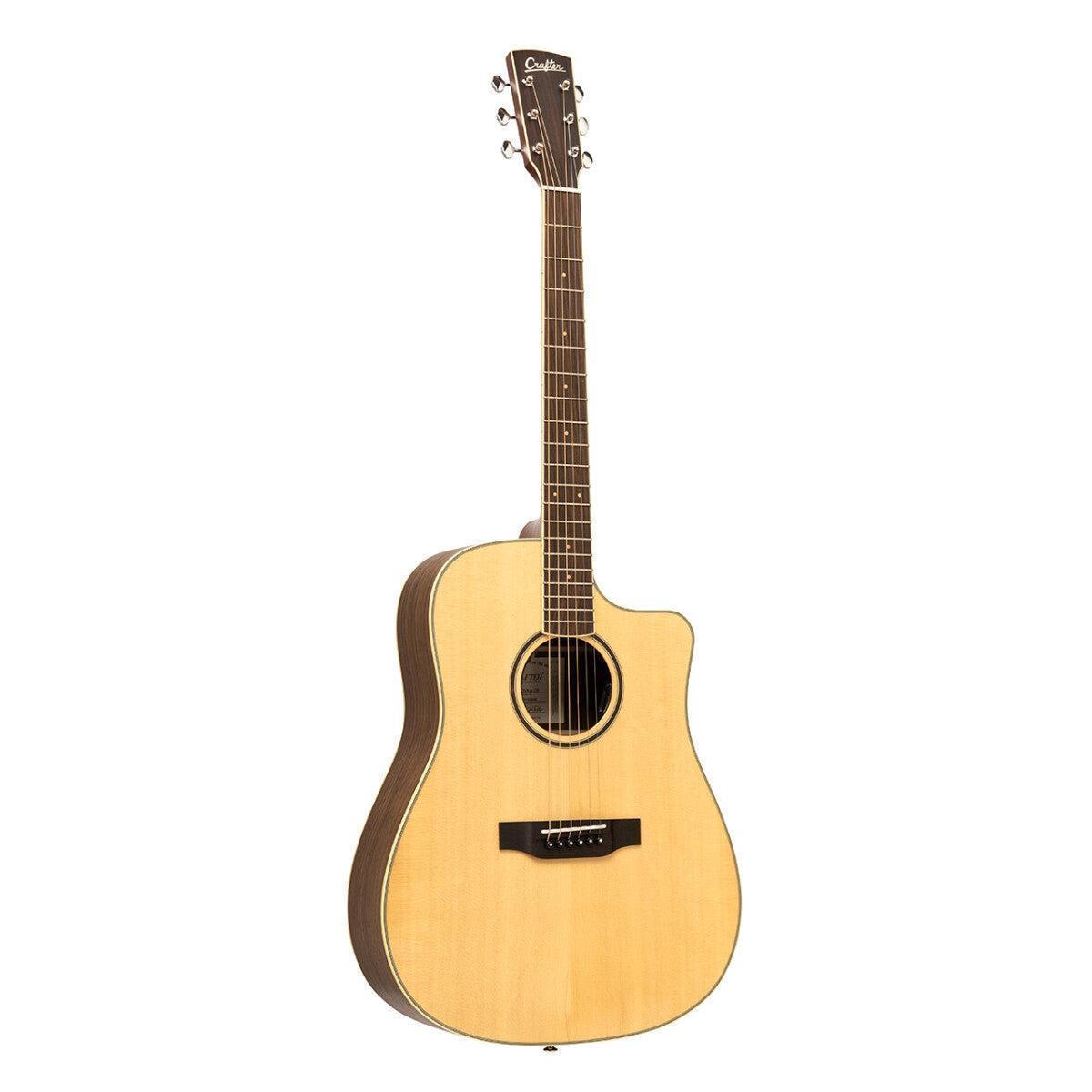 Crafter ES-OVKG DCE NAT – Dreadnought western guitar i massivt ovangkol